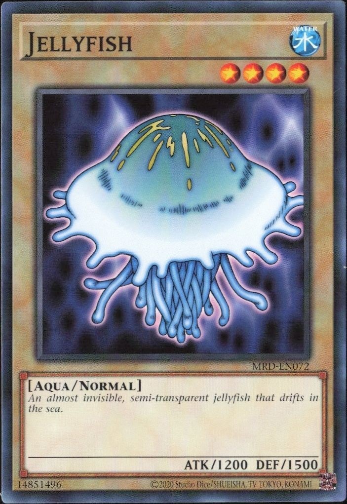 2023 Yu-Gi-Oh Metal Raiders Jellyfish #MRD-EN072 trading card