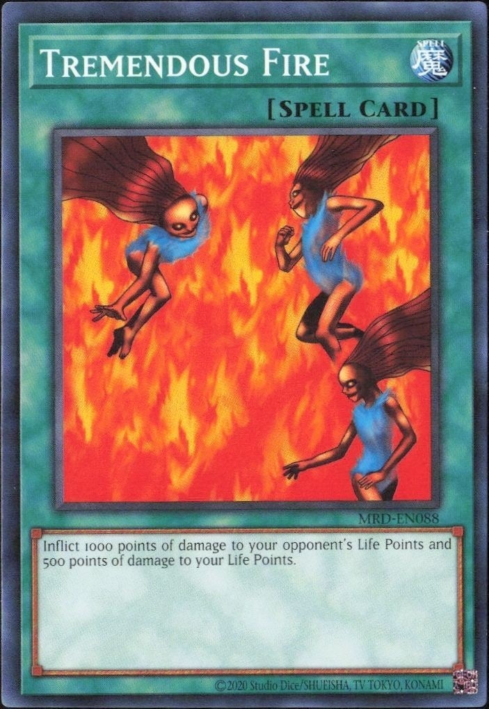 2023 Yu-Gi-Oh! Metal Raiders Tremendous Fire #MRD-EN088 Yu-Gi-Oh! card front