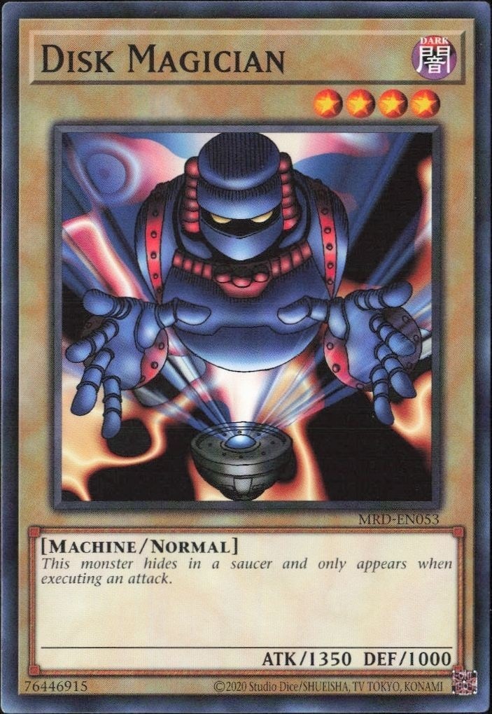 2023 Yu-Gi-Oh! Metal Raiders Disk Magician #MRD-EN053 Yu-Gi-Oh! card front