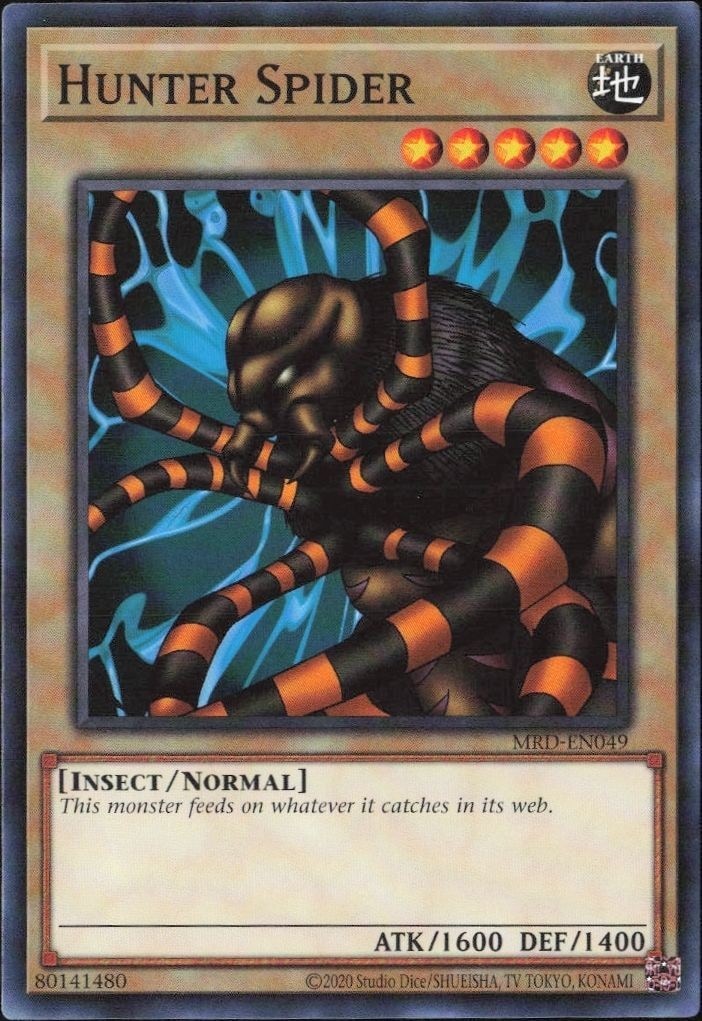 2023 Yu-Gi-Oh! Metal Raiders Hunter Spider #MRD-EN049 Yu-Gi-Oh! card front