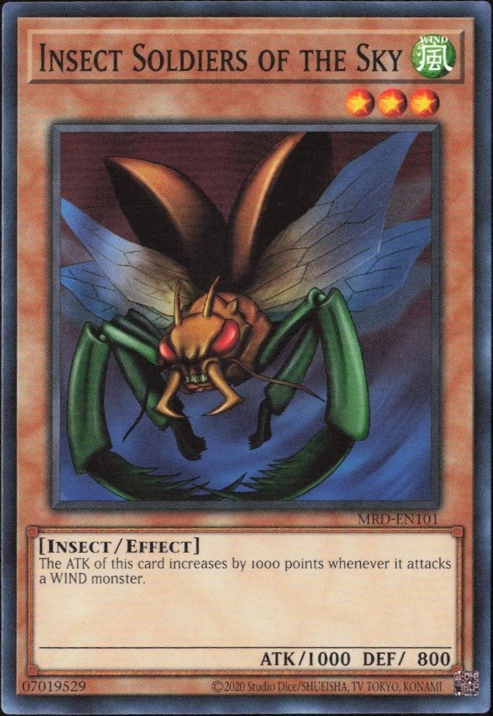 2023 Yu-Gi-Oh Metal Raiders Insect Soldiers of the Sky #MRD-EN101 trading card