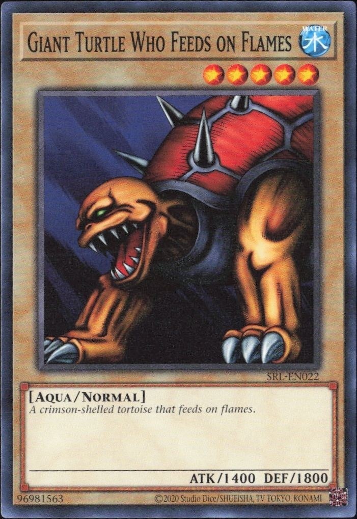 2023 Yu-Gi-Oh! Spell Ruler Giant Turtle Who Feeds On Flames #SRL-EN022 Yu-Gi-Oh! card front