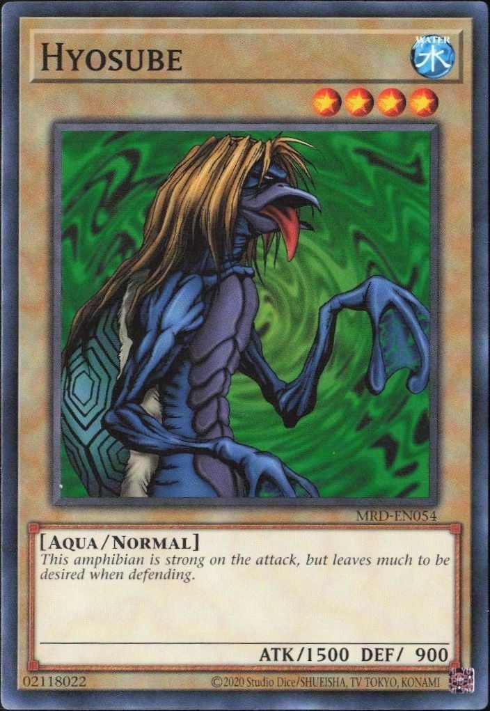 2023 Yu-Gi-Oh Metal Raiders Hyosube #MRD-EN054 trading card