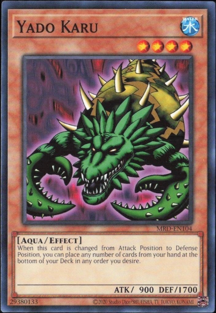 2023 Yu-Gi-Oh Metal Raiders Yado Karu #MRD-EN104 trading card