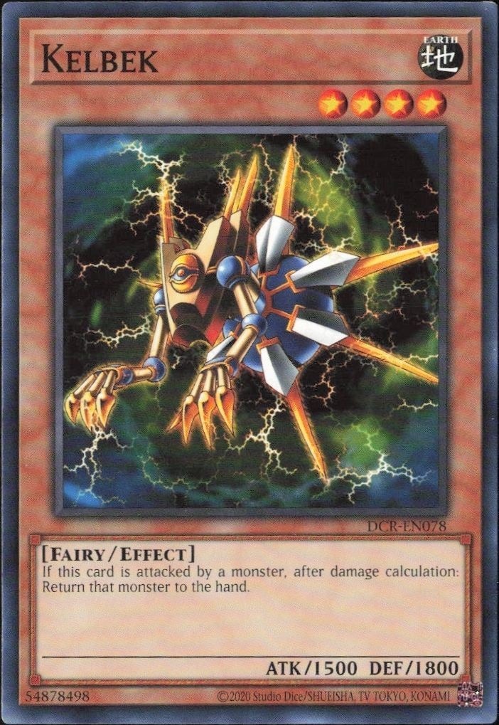 2023 Yu-Gi-Oh! Dark Crisis Kelbek #DCR-KR078 Yu-Gi-Oh! card front