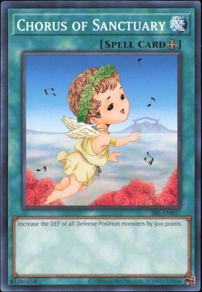2023 Yu-Gi-Oh Spell Ruler Chorus Of Sanctuary #SRL-EL037 trading card