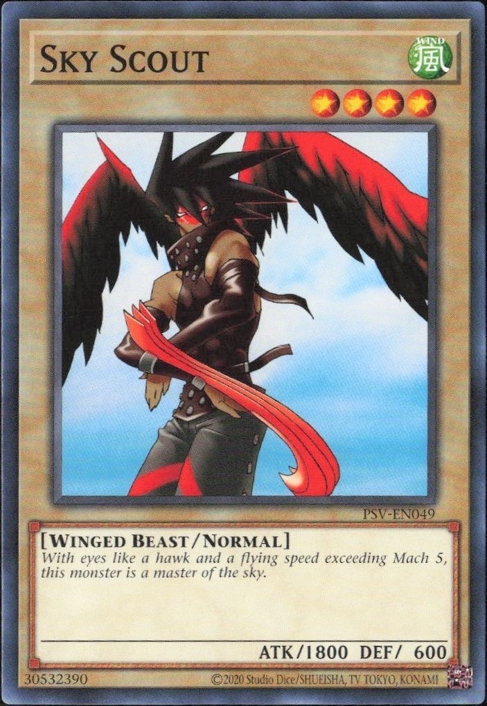 2023 Yu-Gi-Oh Pharaoh's Servant Sky Scout #PSV-EN49 trading card