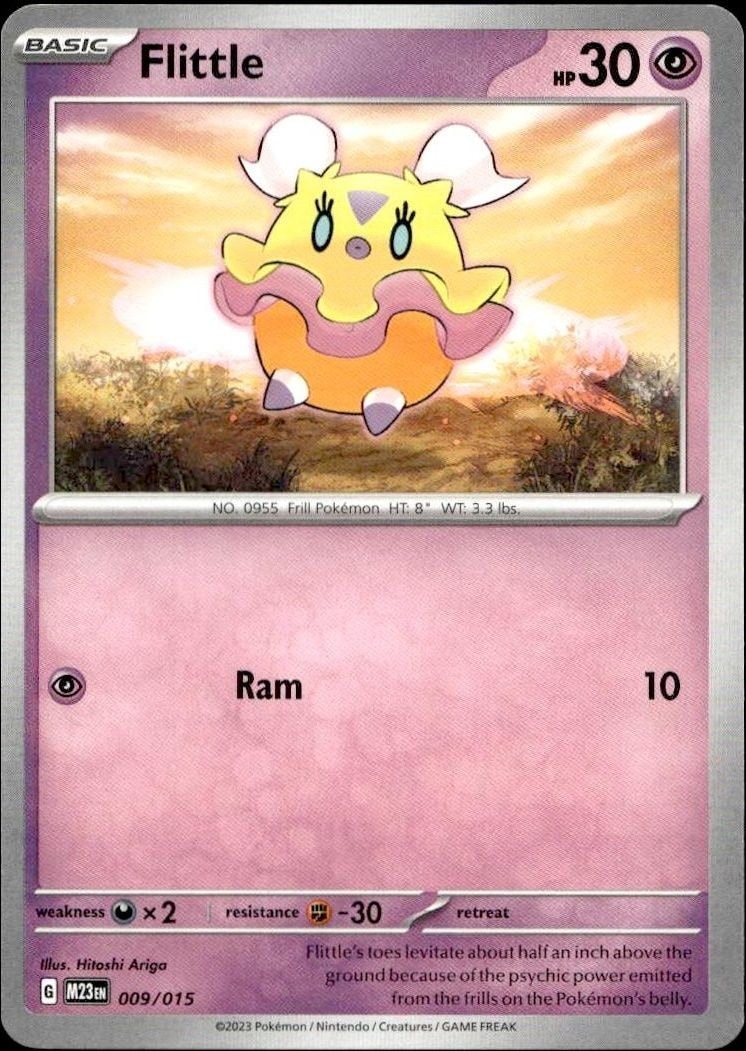 2023 Pokémon McDonald's Collection Flittle #009/015 trading card