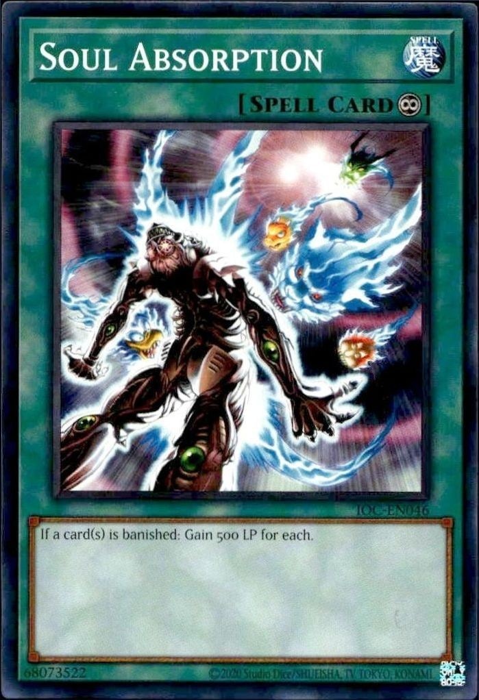 2023 Yu-Gi-Oh! Invasion of Chaos Soul Absorption #IOC-EN046 Yu-Gi-Oh! card front