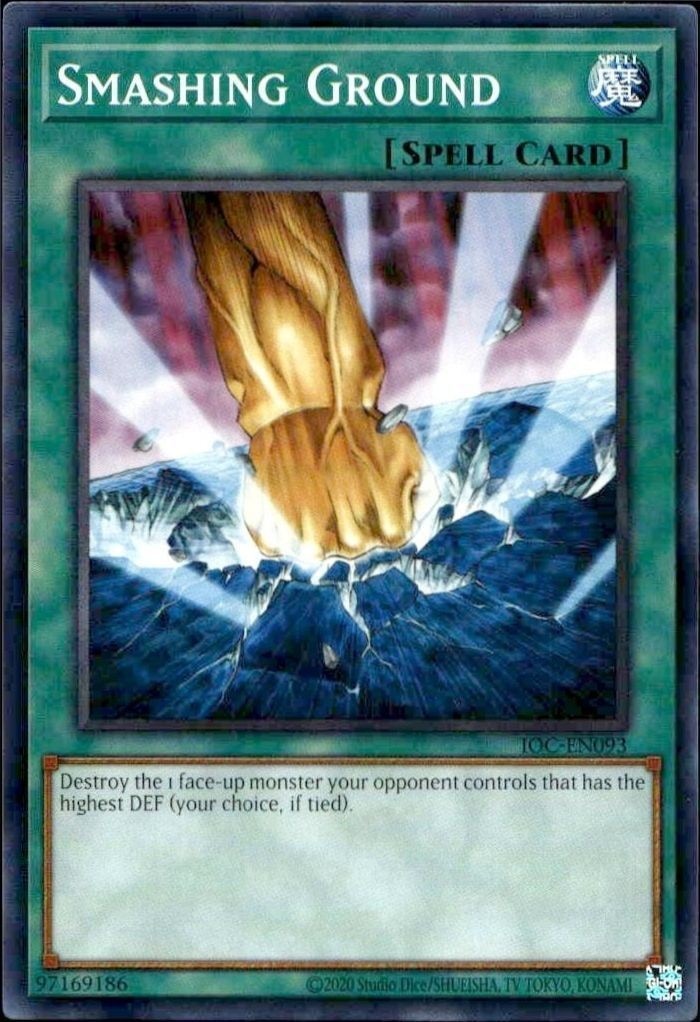 2023 Yu-Gi-Oh! Invasion of Chaos Smashing Ground #IOC-EN093 trading card