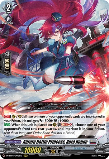 Aurora Battle Princess, Agra Rouge (Triple Rare · Holo)