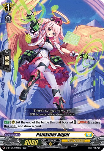 2021 Cardfight!! Vanguard Painkiller Angel #D-BT01/021EN trading card