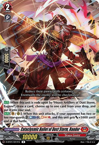 Cataclysmic Bullet of Dust Storm, Randor (Rare · Normal)