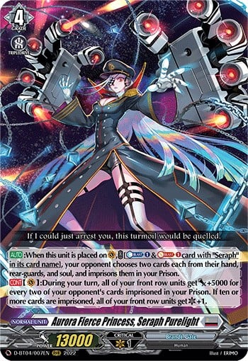 Aurora Fierce Princess, Seraph Purelight (Triple Rare · Holo)