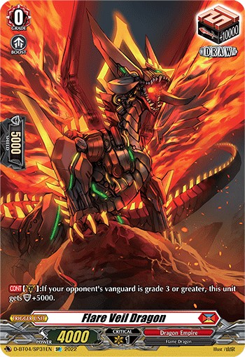 Flare Veil Dragon (Special Parallel · Holo) · 2022