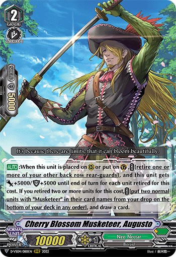 Cherry Blossom Musketeer, Augusto - Image 1