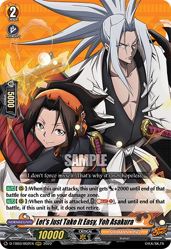 Let's Just Take It Easy, Yoh Asakura - Image 1