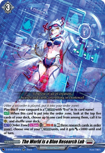 The World is a Blue Research Lab (Double Rare · Holo)