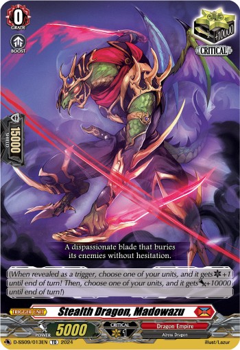 2024 Cardfight!! Vanguard Stealth Dragon, Madowazu #D-SS09/013EN trading card