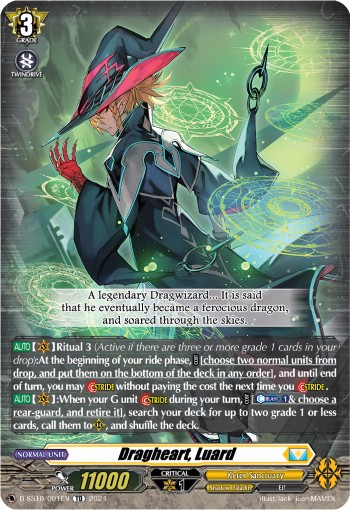 2024 Cardfight!! Vanguard Dragheart, Luard #D-SS10/001EN trading card