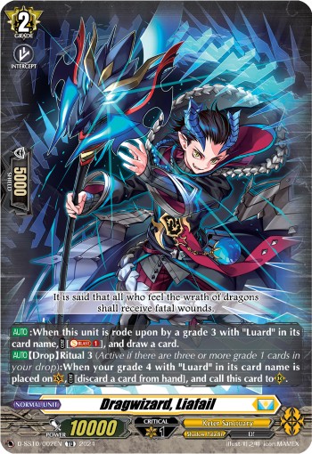 2024 Cardfight!! Vanguard Dragwizard, Liafail #D-SS10/002EN trading card