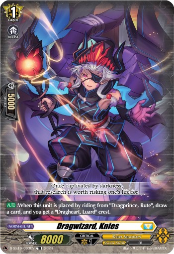 2024 Cardfight!! Vanguard Dragwizard, Knies #D-SS10/003EN trading card