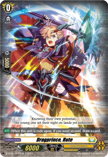 2024 Cardfight!! Vanguard Dragprince, Rute #D-SS10/004EN trading card
