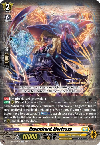 2024 Cardfight!! Vanguard Dragwizard, Morfessa #D-SS10/006EN trading card