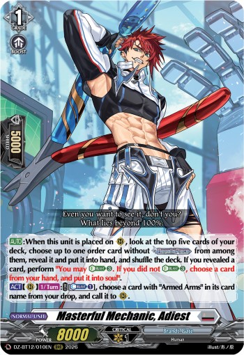 Masterful Mechanic, Adiest (Triple Rare · Holo)