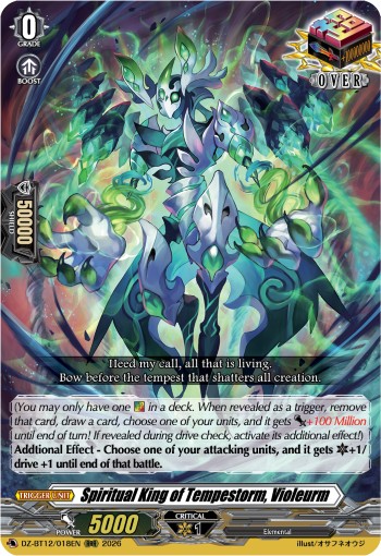 Spiritual King of Tempestorm, Violeurm (Rrr · Normal)