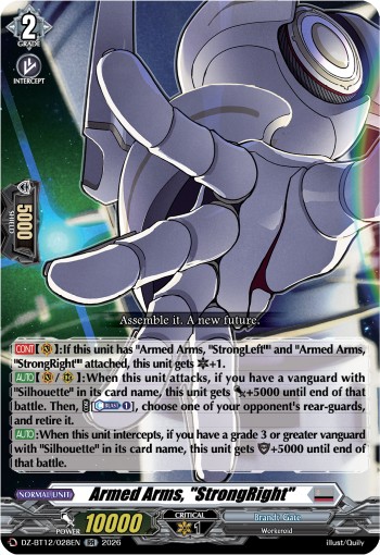 Armed Arms, "StrongRight" (Double Rare · Holo)