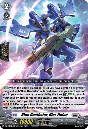 Blue Deathster, Klar Zielen (Double Rare · Holo)
