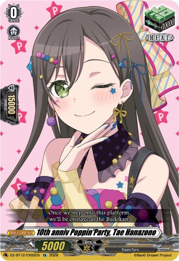 10th anniv Poppin'Party, Tae Hanazono (Ex · Normal)