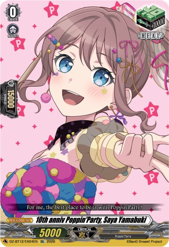 10th anniv Poppin'Party, Saya Yamabuki (Ex · Normal)
