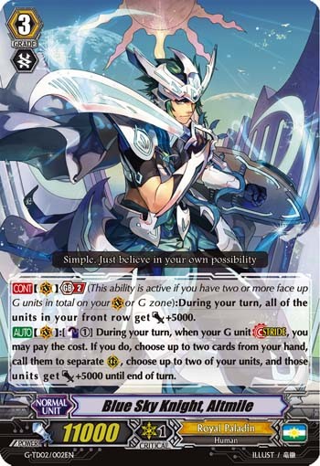 Blue Sky Knight, Altmile (Td · Normal) · 2015