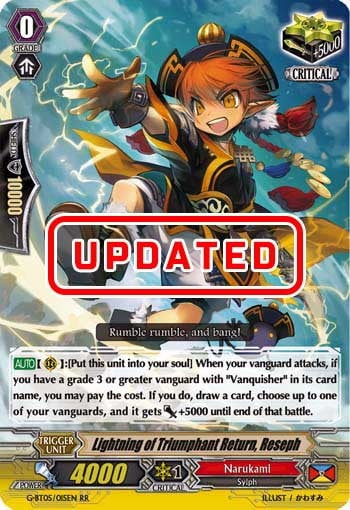 Lightning of Triumphant Return, Reseph (Double Rare · Holo)