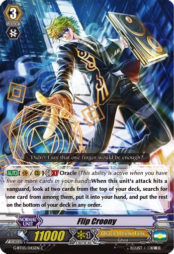 2016 Cardfight!! Vanguard Flip Croony #G-BT05/045EN trading card