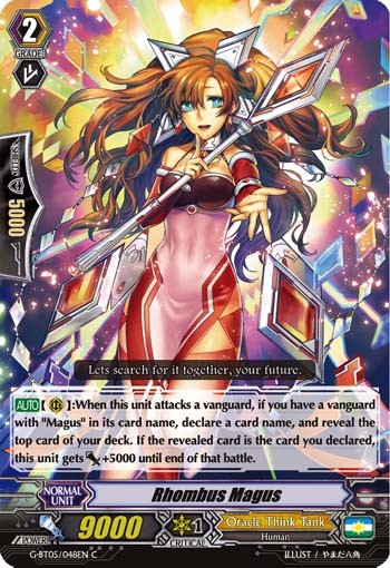 2016 Cardfight!! Vanguard Rhombus Magus #G-BT05/048EN trading card