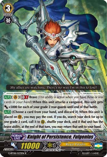 Knight of Persistence, Fulgenius - Image 1