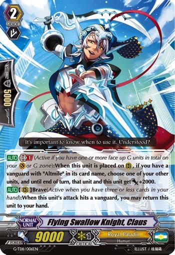 Flying Swallow Knight, Claus - Image 1