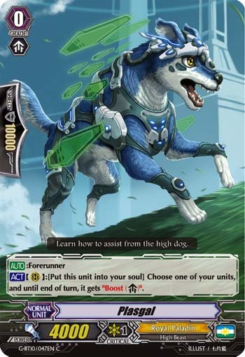 2017 Cardfight!! Vanguard Plasgal #G-BT10/047EN trading card