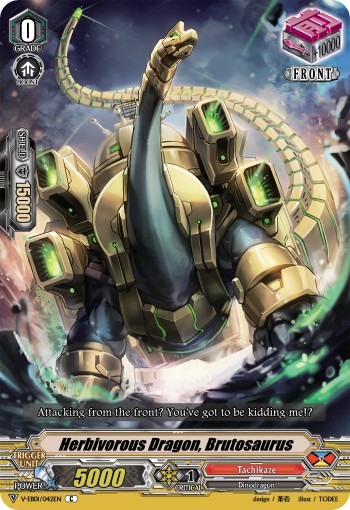 Herbivorous Dragon, Brutosaurus - Image 1