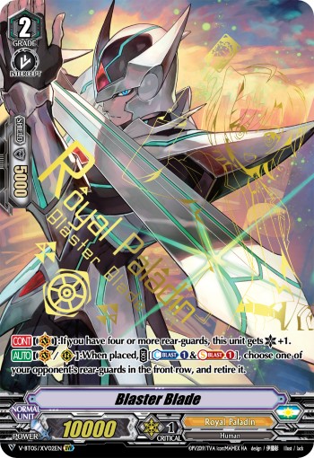 Blaster Blade (Cross Vanguard Rare · Normal) · 2019