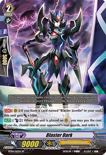 Blaster Dark (Special Parallel · Holo) · 2012