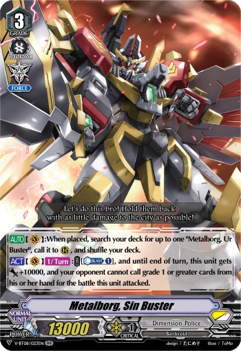 Metalborg, Sin Buster (Rr · Normal)
