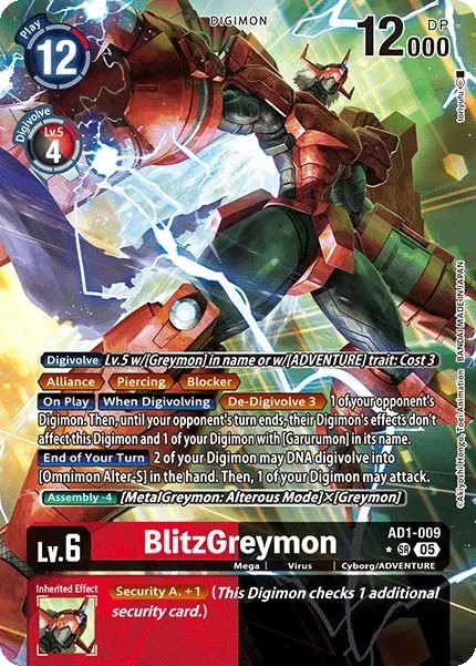BlitzGreymon (Alternative Art · Sr · Normal)