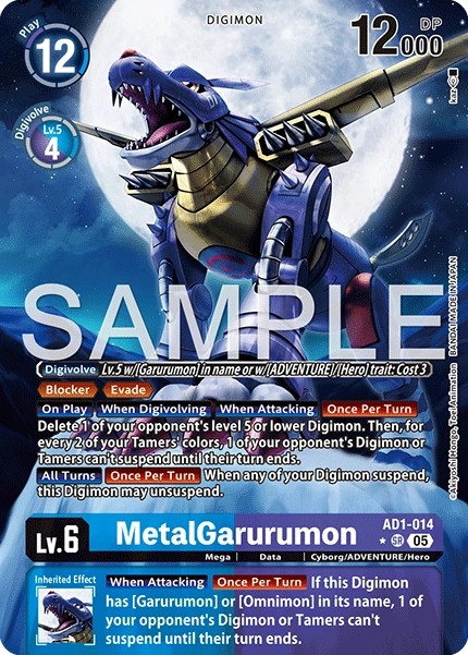 MetalGarurumon (Alternative Art · Sr · Normal)