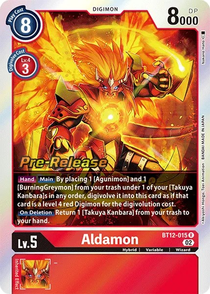 Aldamon (Pre Release Stamp - Rare 0 · R · Foil) · 2022 · BOOSTER ACROSS TIME