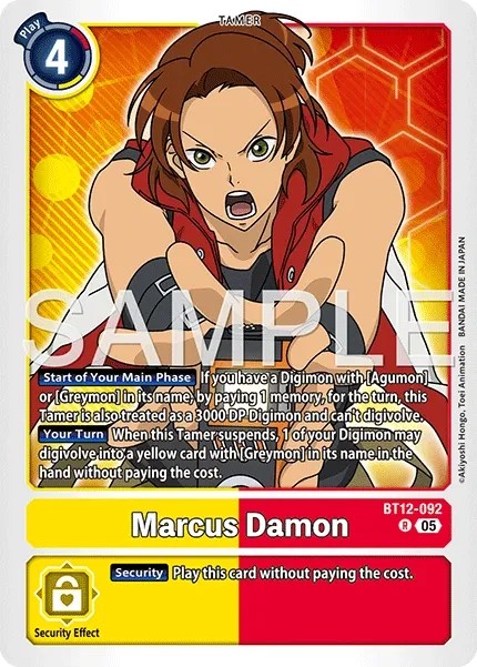 Marcus Damon (Foil - Rare 2 · R · Normal) · 2022 · ADVANCED BOOSTER DIGIMON GENERATION
