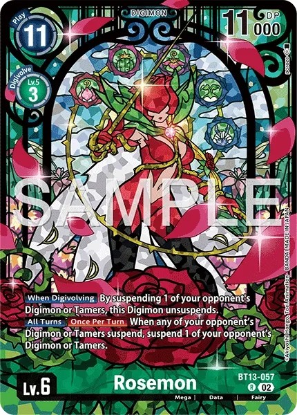 Rosemon (Alternative Art · R · Normal) · 2023 · Digimon Card Game Premium Heroines Set ver.2